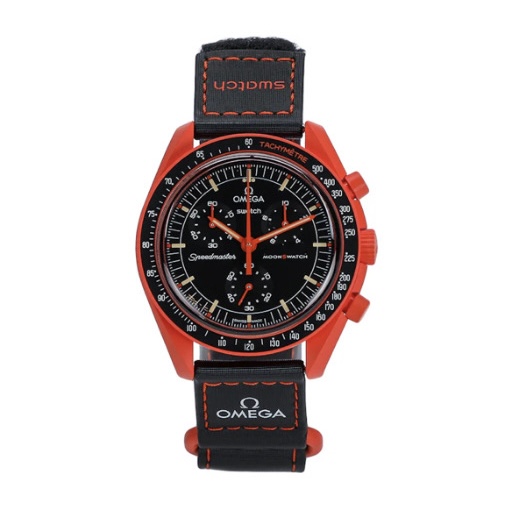 Swatch x Omega Bioceramic Moonswatch Mission On Earth Lava